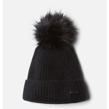 Columbia Winter Blur Pom Pom, Gorros Negros Para Mujer | 342096-VOY